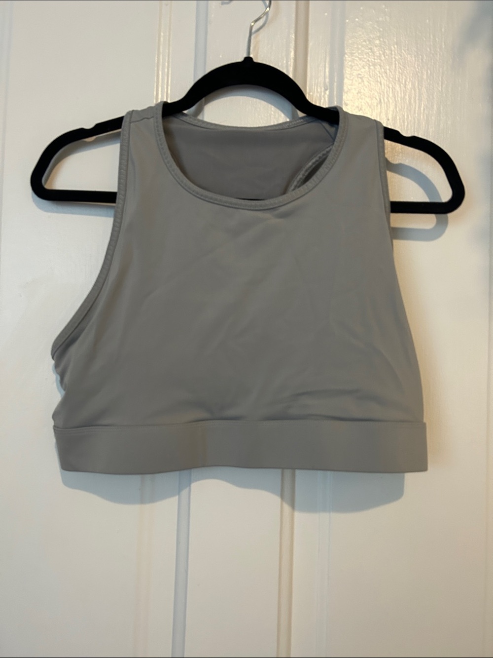 Fabletics Grey High Neck Sports Bra